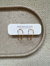Load image into Gallery viewer, Double Dainty Hoop - 18K Gold Filled
