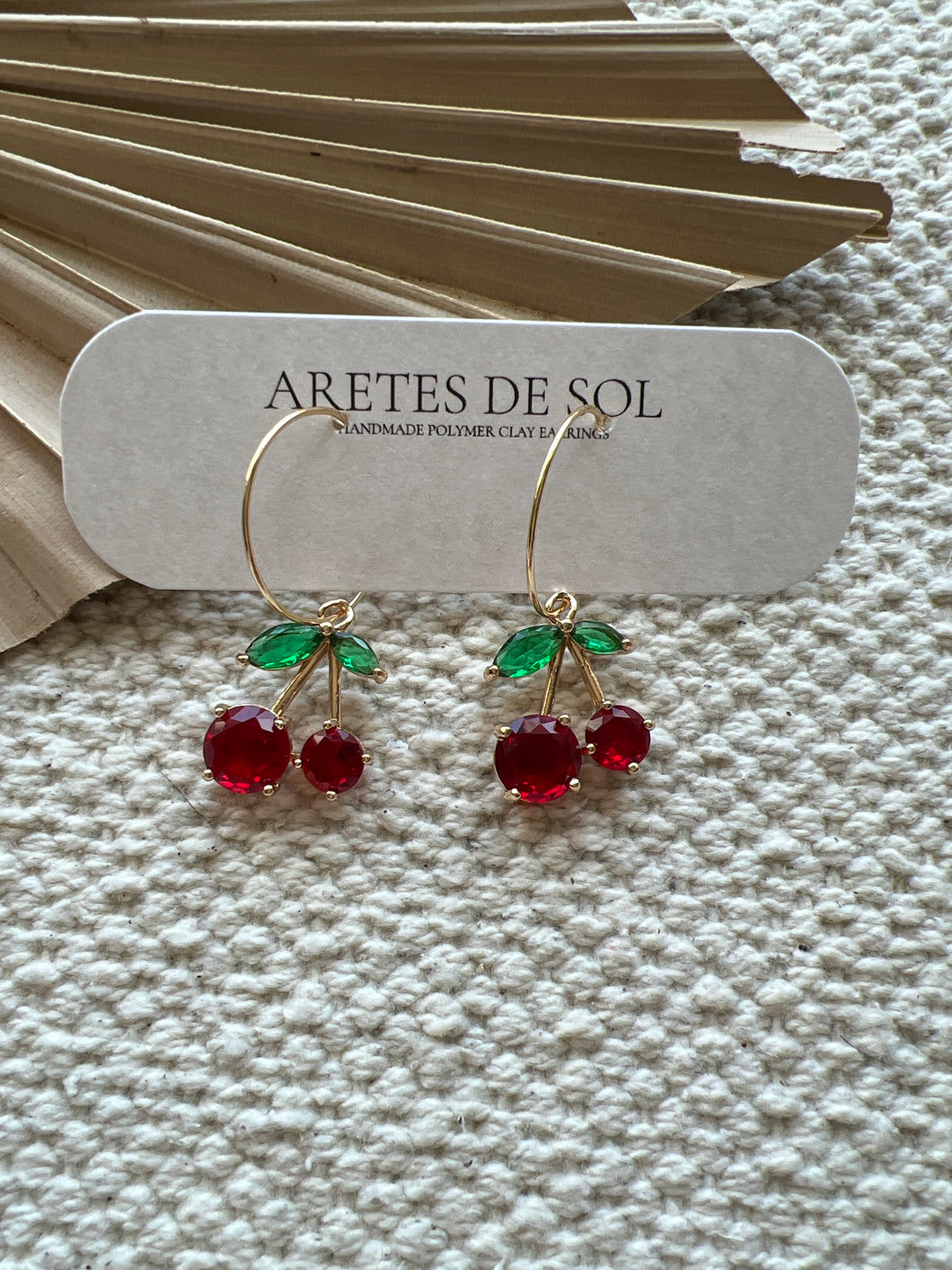 Cherry Charm Hoop 🍒