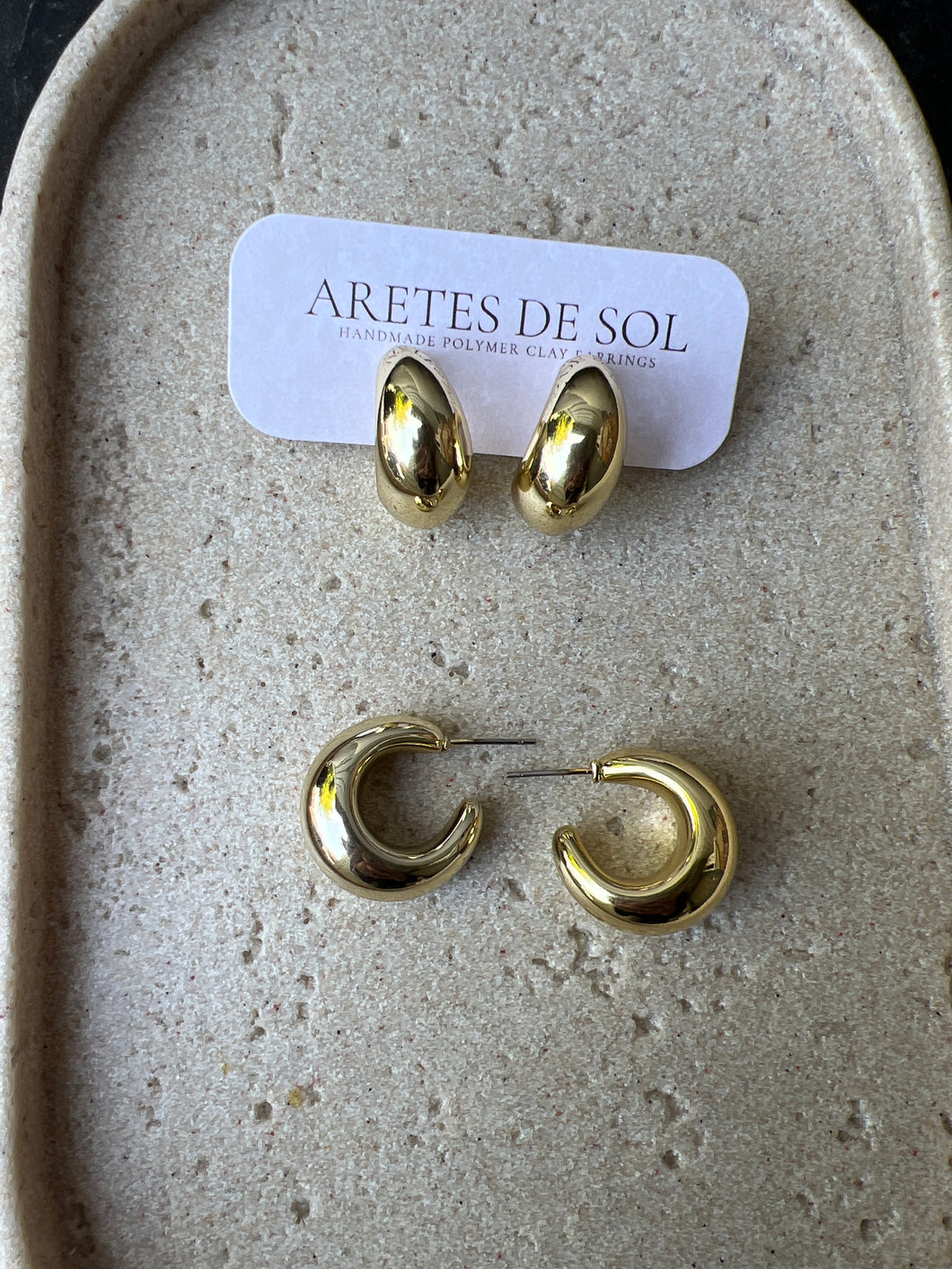Ellie Hoop - Gold Plated