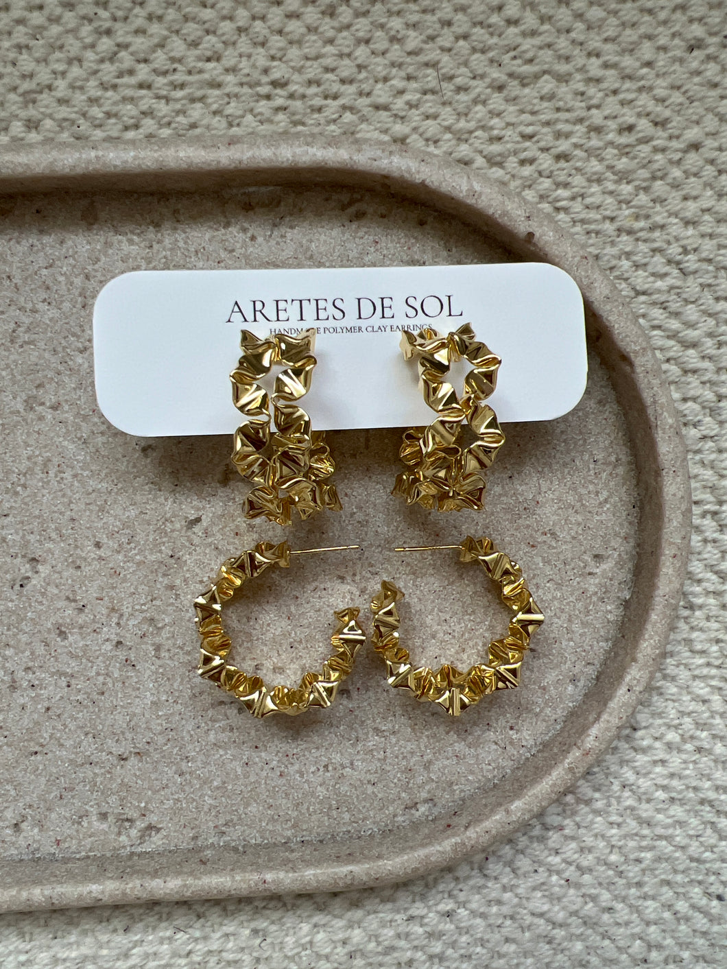 Crisol Hoop - 18K Gold Filled