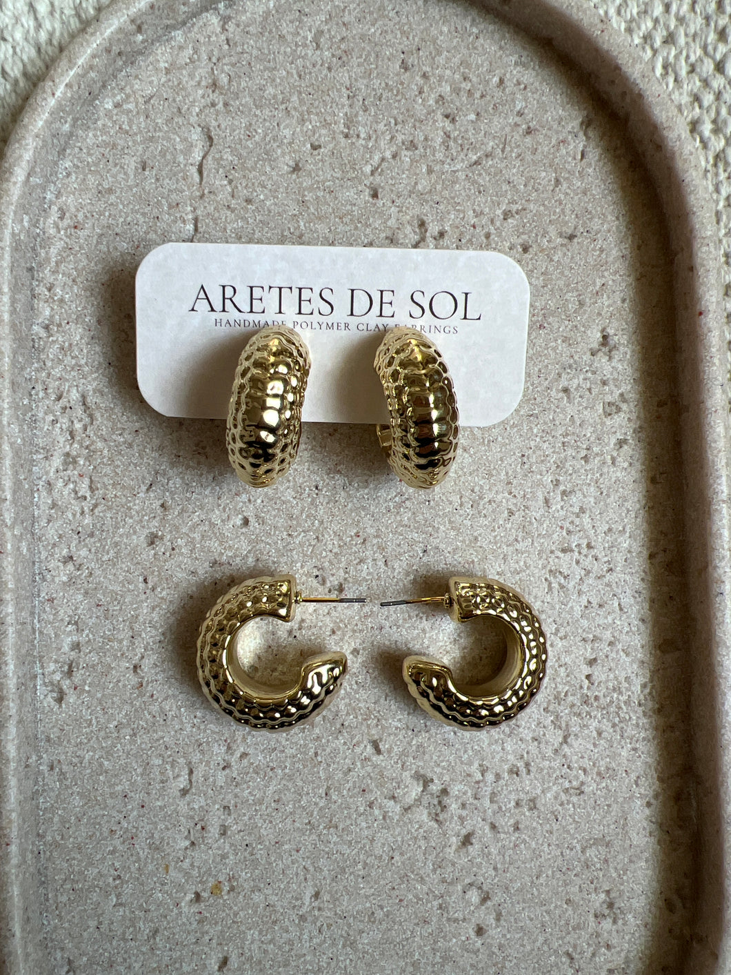 Tiff Hoop - Gold Plated